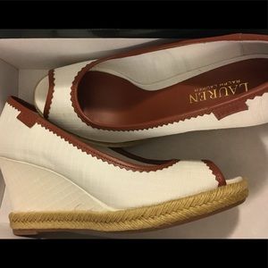 Lauren Ralph Lauren Shoes - ⭐️⭐️Lauren Ralph Lauren Peep Toe Sandals Lauren Ralph Lauren Shoes - ⭐️⭐️Lauren Ralph Lauren Peep Toe Sandals